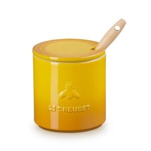 NEW in Box Le Creuset Yellow Honey Pot with Dipper